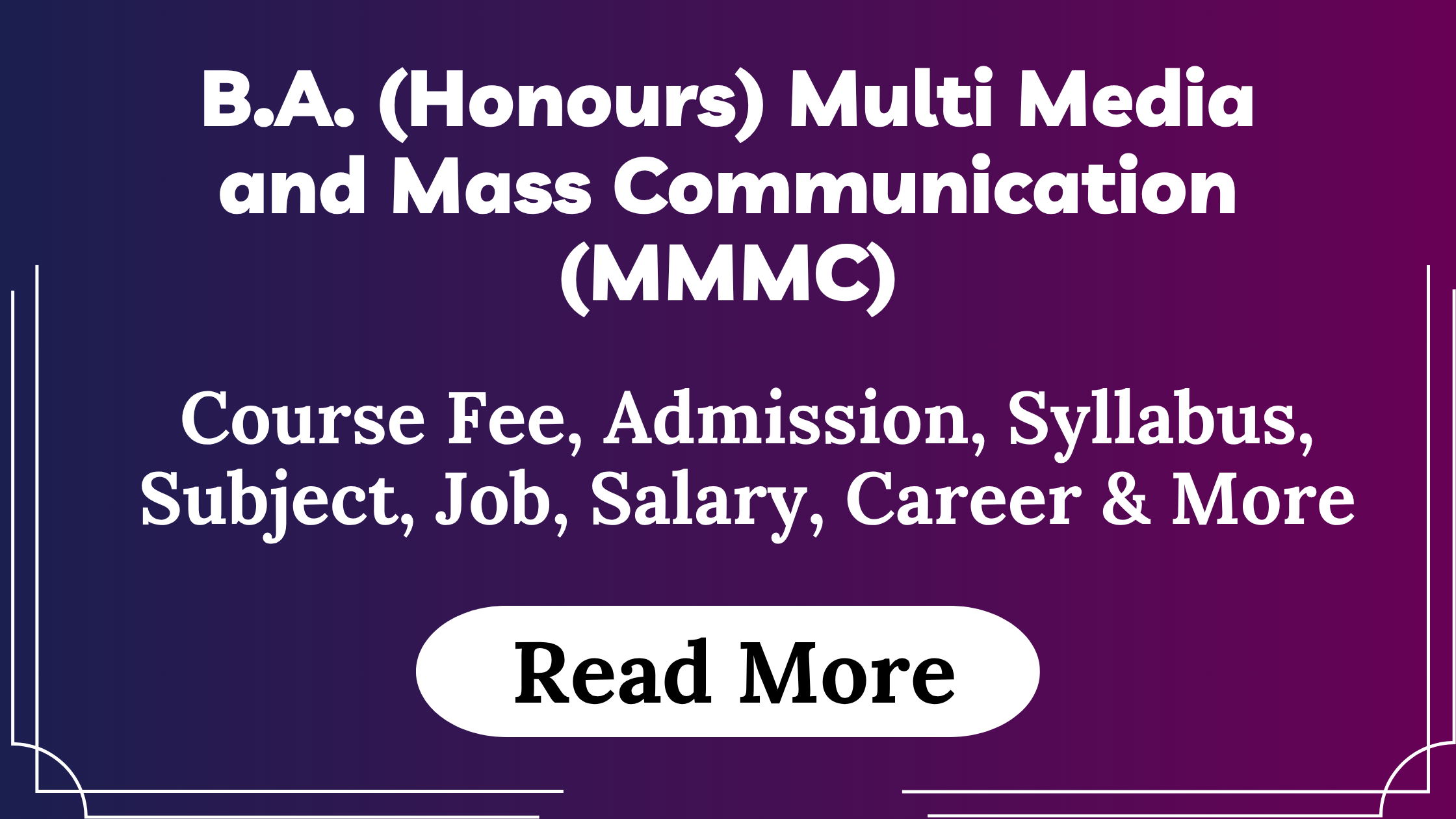 You are currently viewing BMMC Course Fees, Admission, Syllabus, Subject, Job, Salary, Career & More
